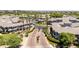 Aerial view of a gated community, showcasing manicured landscaping, serene streets, and well-maintained homes at 15221 N Clubgate Dr # 2139, Scottsdale, AZ 85254