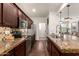 Kitchen showcasing granite countertops, stainless steel appliances, and a mosaic backsplash at 15221 N Clubgate Dr # 2139, Scottsdale, AZ 85254