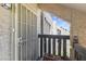 Private balcony offers an intimate outdoor space to enjoy the surrounding views and fresh air at 1927 E Hampton Ave # 204, Mesa, AZ 85204