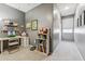 Neutral-toned bedroom with decor and shelving at 2313 E Hidalgo Ave, Phoenix, AZ 85040
