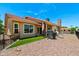 Spacious backyard with rock landscaping, a patio, and outdoor grill, perfect for entertaining at 2488 Leisure World --, Mesa, AZ 85206