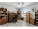 Office with built-in storage and a large window for natural light at 2488 Leisure World --, Mesa, AZ 85206