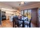 Inviting dining area with hardwood floors and a view of the outdoor scenery at 2524 S El Paradiso -- # 17, Mesa, AZ 85202