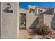 Charming home entrance with private gate and well-maintained landscaping at 2524 S El Paradiso -- # 17, Mesa, AZ 85202