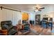 The office features a door, hardwood floors, lots of light and a large open space at 2524 S El Paradiso -- # 17, Mesa, AZ 85202