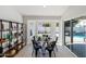 Cozy dining area with natural light, overlooking the backyard and pool at 3220 W Frankfurt Dr, Chandler, AZ 85226