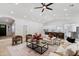 Open living space featuring recessed lighting, neutral tones, and comfortable seating at 3220 W Frankfurt Dr, Chandler, AZ 85226