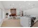 Bright, open-concept living room with modern fireplace and stylish decor at 3220 W Frankfurt Dr, Chandler, AZ 85226