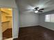 Bedroom with ceiling fan and closet at 4554 E Paradise Village Pkwy # 149, Phoenix, AZ 85032
