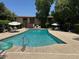 Sparkling community pool surrounded by comfortable seating at 4701 N 68Th St # 105, Scottsdale, AZ 85251