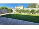 Manicured backyard with synthetic lawn, offering a low-maintenance and aesthetically pleasing outdoor space at 7925 S 24Th Way, Phoenix, AZ 85042