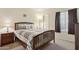 Cozy bedroom with natural light, a stylish bed, and neutral decor, offering a comfortable living space at 9450 E Becker Ln # 2067, Scottsdale, AZ 85260