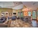Spacious clubhouse lounge area with comfortable seating, bar, and stylish decor at 9450 E Becker Ln # 2067, Scottsdale, AZ 85260
