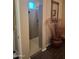 Tiled shower and decorations in the bathroom at 10773 W Prickly Pear Trl, Peoria, AZ 85383