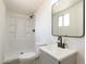 Bathroom featuring new vanity and walk-in shower at 13438 N 18Th Ln, Phoenix, AZ 85029