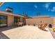 Private backyard featuring a patio and space for outdoor relaxation and entertaining at 13644 W Aleppo Dr, Sun City West, AZ 85375