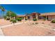 Single-story home boasting desert landscaping, a concrete walkway, and inviting curb appeal under a blue sky at 13644 W Aleppo Dr, Sun City West, AZ 85375