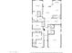 Detailed floor plan showcasing the layout of the home, including bedrooms, bathrooms, kitchen, and living spaces at 18865 W Mescal St, Surprise, AZ 85388