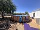 Enjoy warm days in this above-ground pool, surrounded by gravel and mature trees at 20644 N 36Th Ave, Glendale, AZ 85308