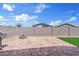 Private backyard with pavers, artificial grass, and a built-in fire pit at 2898 E Kim Dr, San Tan Valley, AZ 85143