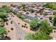 Aerial view of the home in a community with nearby houses and landscape at 3047 S Mandy St, Mesa, AZ 85212