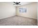 Bedroom with ceiling fan, carpet and window with lots of light at 3324 S Parkside Dr, Tempe, AZ 85282