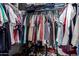 Walk-in closet with clothing racks, shelves and shoe storage at 3447 E Dolphin Ave, Mesa, AZ 85204