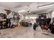 Spacious garage with plenty of storage and room for vehicles at 3447 E Dolphin Ave, Mesa, AZ 85204
