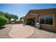 A spacious backyard features a paved patio, perfect for outdoor dining and entertaining at 3994 E Grand Canyon Pl, Chandler, AZ 85249