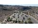 Scenic aerial view of a desert parking lot surrounded by mountains, offering outdoor recreational access at 4547 E Buist Ave, Phoenix, AZ 85044