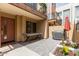 Private outdoor patio space with a table, grill, and planter boxes at 820 N 8Th Ave # 14, Phoenix, AZ 85007