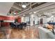 Amenity room with seating, kitchenette, meeting room, and concrete flooring at 114 W Adams St # 202, Phoenix, AZ 85003