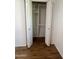 Spacious closet with ample storage, white interior and modern white doors at 1309 E Julie Dr, Tempe, AZ 85283