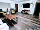 Comfortable living room with modern decor, stylish furnishings, and a welcoming ambiance for relaxation at 1801 N 87Th Pl, Scottsdale, AZ 85257