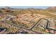 Community aerial view featuring a picturesque streetscape, custom lots, and convenient neighborhood amenities at 27358 N 69Th Dr, Peoria, AZ 85383