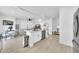 Bright, open living space with modern kitchen island and stainless steel appliances at 3034 N 39Th St # 12, Phoenix, AZ 85018