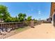 Spacious patio area offering scenic views of the backyard and surrounding landscape at 44517 W Copper Trl, Maricopa, AZ 85139