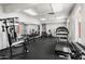 The on-site gym features modern equipment, including a treadmill, weight machines, and free weights, perfect for residents at 701 S Dobson Rd # 447, Mesa, AZ 85202