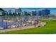 Scenic view of a waterfront with a lake, docks, and cityscape in the background, perfect for recreation at 701 S Dobson Rd # 447, Mesa, AZ 85202