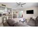 Open-concept living space with updated features and stylish decor at 735 E Cochise Dr, Phoenix, AZ 85020
