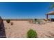 Backyard features a sparkling pool area with desert landscaping, and outdoor seating at 11691 W Cactus Wren Ct, Surprise, AZ 85378