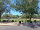 Enjoy a game of basketball or volleyball on the community court surrounded by mature trees and greenery at 1465 S Longspur S Ln, Gilbert, AZ 85296