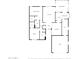 Detailed floor plan with labeled rooms and layout of home at 16842 N 103Rd Dr, Sun City, AZ 85351