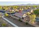Aerial shot of home featuring a private backyard and neighborhood walking path, creating an ideal outdoor setting at 17416 W Ventura St, Surprise, AZ 85388