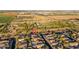 Aerial shot of home near community fields, showcasing the idyllic setting and proximity to outdoor amenities at 17416 W Ventura St, Surprise, AZ 85388