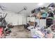 Spacious garage with ample storage space and an automatic door opener at 37287 N Azteca Rd, San Tan Valley, AZ 85140