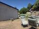 This backyard features a private pool, patio furniture, and plenty of space for outdoor activities at 4030 N 33Rd Pl, Phoenix, AZ 85018