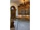 Beautiful wet bar boasts granite countertops, custom cabinets, and wine storage at 5610 E Sanna St, Paradise Valley, AZ 85253