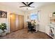 Bright office with a desk, comfortable chair, and neutral decor at 6005 N Granite Reef Rd, Scottsdale, AZ 85250