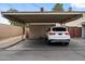 Covered parking area with ample space for vehicles at 6005 N Granite Reef Rd, Scottsdale, AZ 85250
